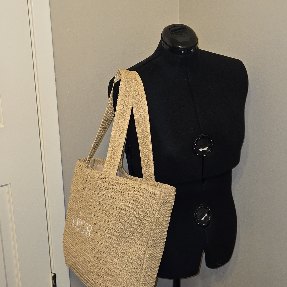 Natural Woven Tote Promo Item